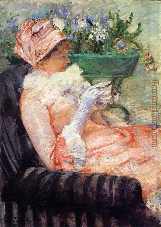 The Cup Of Tea 2 painting - Mary Cassatt The Cup Of Tea 2 art painting